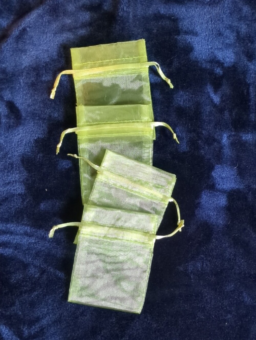 9 Assorted Sheer Organization Drawstring Gift Bags - Multi-Color - Picture 8 of 8